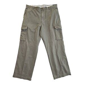 Lands' End Cargo Pants Men's 38x30 Green Six Pockets NWT Gorpcore Outdoor